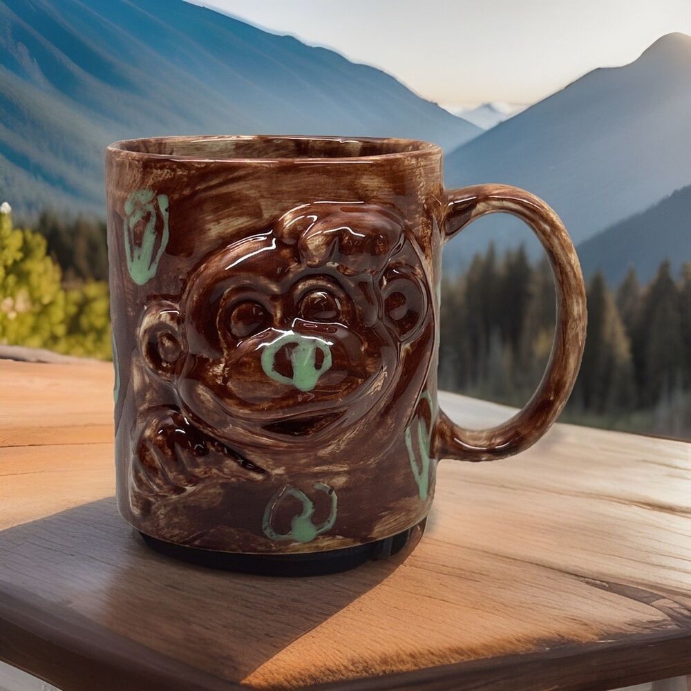 3D‎ Monkey Coffee Cup/mug